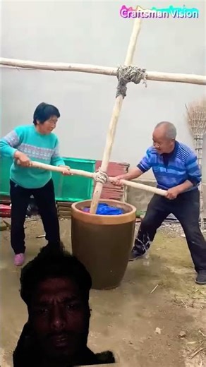 Life Hack: How to make a manual washing machine using a large ceramic vat