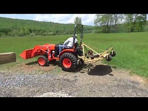 2012 Kubota B3200 Compact Tractor Loader 4X4 32HP Diesel With 3 Point Hitch Finish Mower For Sale !