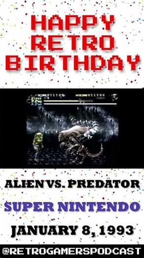 Happy Birthday to Alien vs. Predator on the Super Nintendo!