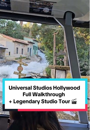 #travel #pov #fyp #universalstudios Universal Studios Hollywood Full Walkthrough Legendary Studio Tour 🎬