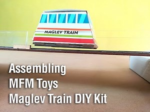 How to make magnetic levitation train project ~ Assembling Video #maglevtrain #stemeducation