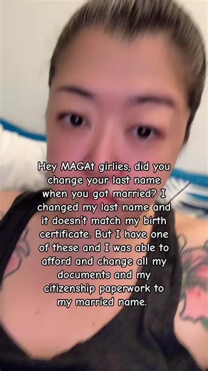 The save act is going to affect more MAGAt women than anyone else. I’m not married anymore but I kept my married name. So I’m safe.