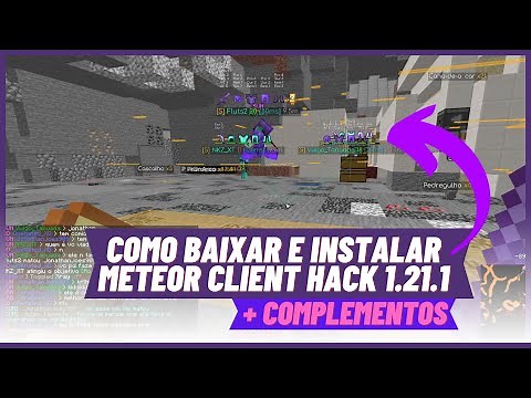 Como Instalar o Meteor Client 1.21.1 + Complementos