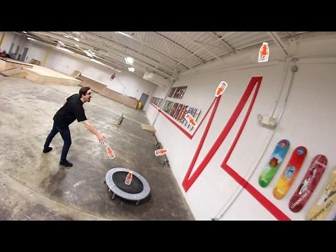 ULTIMATE TRAMPOLINE BOTTLE FLIPPING!