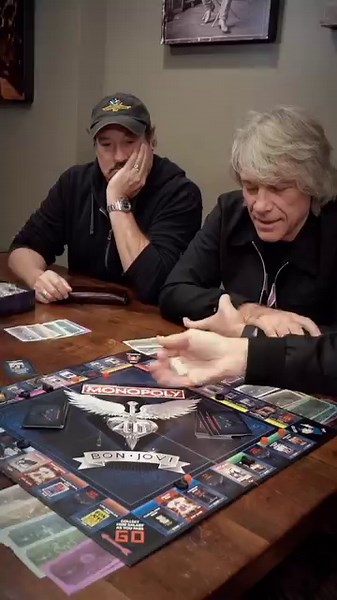 Travel back to your favorite Bon Jovi moments with every play of our Bon Jovi Monopoly game! 🤘 Order now or by December 12th for standard delivery* to make it under your tree this Christmas 🎁 *U.S. domestic orders only. Free shipping on orders $75 . | Bon Jovi