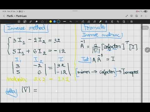 Matric Mastery: Converting Equations to Matrix Form and Finding Determinants