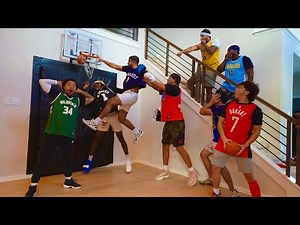 LEGENDARY Mini Hoop NBA 2v2 Basketball Tournament! NASTY Dunks