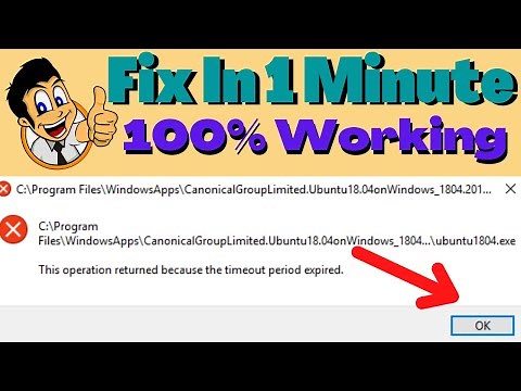 Fix in 1 min This Operation Returned Because This Timeout Period Expired Error Windows 10/8/7/8.1/11