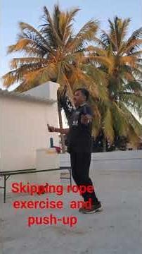 Skipping rope exercise