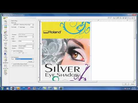 Printing Metallic Silver Files With Roland VersaWorks