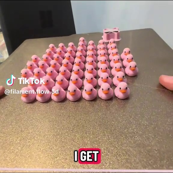 Day 2 of 3d printing ducks for every follower I get #3dprinting #3dprint #duckarmy #fyp