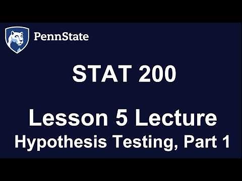 STAT 200 Lesson 5 Lecture