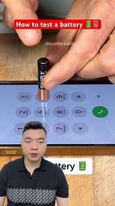 2M views · 15K reactions | How to Test a Battery Using Your Phone - Shocking Results! #BatteryTest #PhoneBatteryHack #TechHacks #DIYExperiment #ViralHack #CreativeTricks #LifeHacks #TechTricks #reelsvideo #MustTryHack | That Rice Guys | Facebook