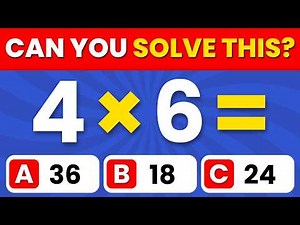 5th Grade Math Quiz | 30 Questions (Easy to Impossible!) 🧠