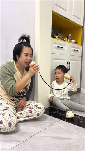 Mom's "Telephone": Cute Kids Respond Smartly #Funny Baby #Parenting Humor #Funny Moments