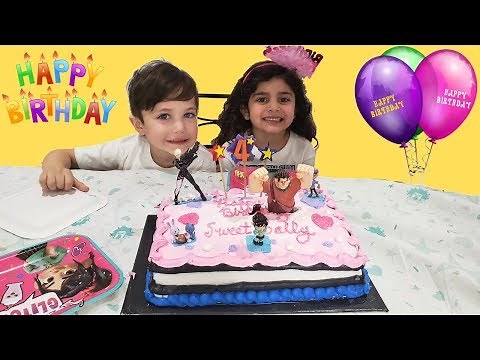 Zack Cousin Sally 4th Birthday Party - Kids Fun Vlog Video