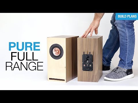 Building a Full-Range Bookshelf / Desktop Monitor Speaker - by SoundBlab