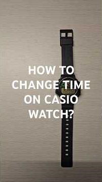 How to Change Time on a Casio Watch ⌚ (All Models) #watch #casio #watchtutorial #watchtips
