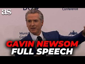 GAVIN NEWSOM'S INSPIRING FULL SPEECH at MUNICH: Talks CLIMATE CHANGE & GLOBAL ACTION