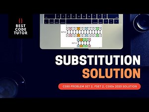 CS50 Substitution Problem Set 2 (pset2) Walkthrough (Step by Step Solution)