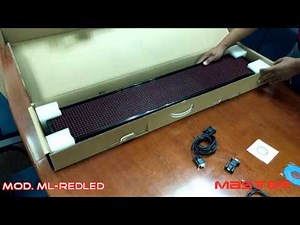 Master - ML REDLED - Letrero de Led luminoso programable.