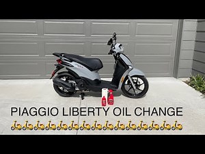 Piaggio Liberty Oil Change 🛵
