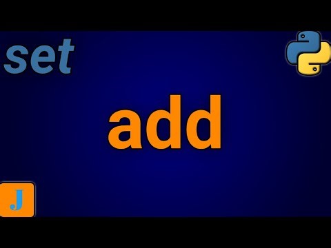 Python Set Add