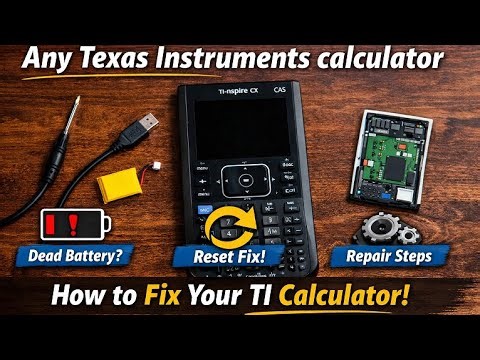 How To Fix ANY Texas Instruments Graphic Calculator Too Slow Lagging Freezing or Unresponsive TI-84