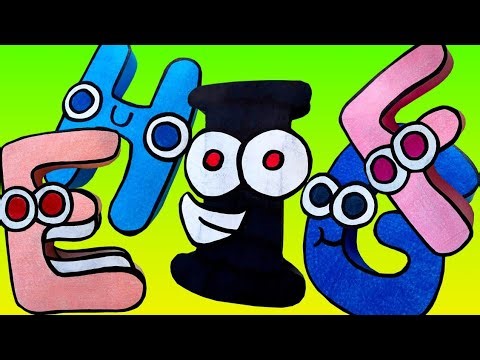 Paper Craft Spanish Hktito Alphabet Lore E - G COMPILATION | COMPLETE EDITION