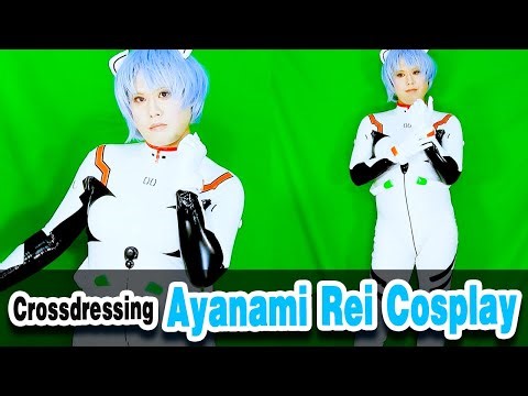 EVA Ayanami Rei Cosplay | Japanese Crossdressing Part-9-