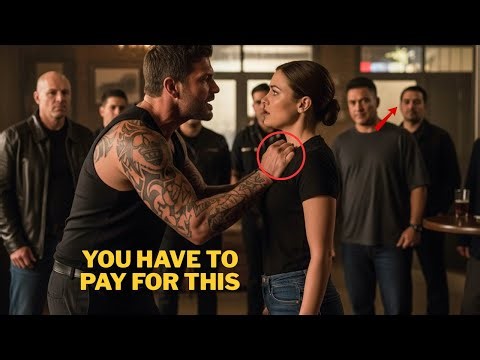 Racist Biker Gang Rips Black Woman’s Shirt – The Army Ranger Tattoo That Shattered the Bar!