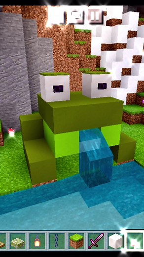 How to Make a Frog Fountain in Minecraft