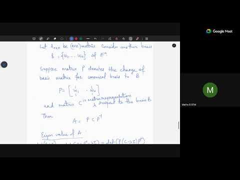Maths 2| Diagonalizability and eigen basis | Week 8a