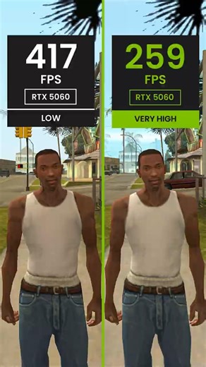 Grand Theft Auto: San Andreas vs RTX 5060 – Graphics & Performance Test
