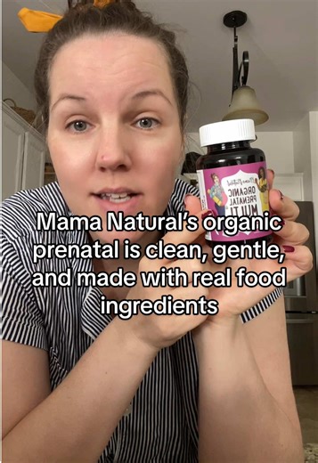 Mama Natural’s organic prenatal is clean, gentle, and made with real food ingredients. @Mama Natural #orgainc #holidayhaul #prenatal #momtok #postpartum