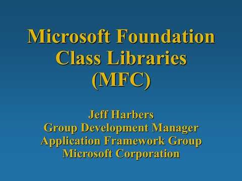 [SLIDES] PDC 1992 - Microsoft Foundation Class Libraries (MFC) - Jeff Harbers - 1992/07