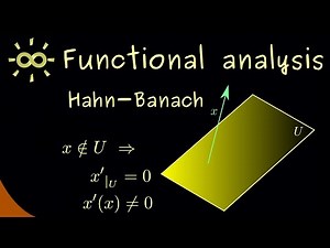 Functional Analysis 25 | Hahn–Banach Theorem [dark version]