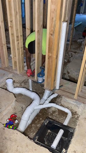 9.6K views · 96 reactions | Roughing basement bathrooms A true artist at work, @iplumbit #oatey #plumbing #plumber #roughin | Oatey | Facebook