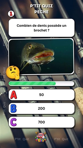 P'tit Quiz Pêche 🎣 #quiz #pêche #pecheur #brochet #france