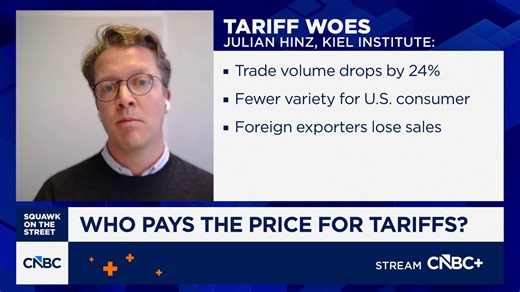 Study shows tariffs have been paid for by the U.S., says Bielefeld University's Julian Hinz