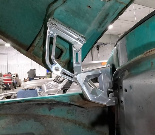'61-'66 F100 Stock Replacement CNC Billet Hood Hinges | Scott's Hotrods