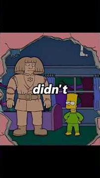 Bart has a puppet bodyguard. #anime #thesimpsons