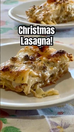 The best Christmas Lasagna! #pasta