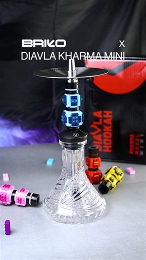 BRIKO en Diavla hookah Kharma Mini (Tutorial Ensamblaje)