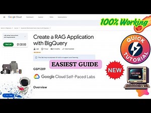 Create a RAG Application with BigQuery #GSP1289 #qwiklabs #arcade ‪@drabhishek.5460‬