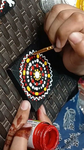 Mandala Art Tea Coaster #Summer Camp 2026 # easyart #Therepy #trending