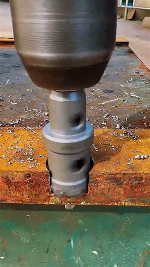 Heavy-Duty Hole Saw 🔩 | Precision & Power Combined #ProTools #HardwareTools #ShortsFeed