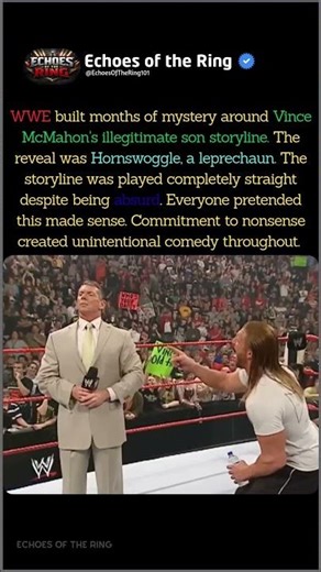Why Hornswoggle Was McMahon's Son Ridiculously. #shorts