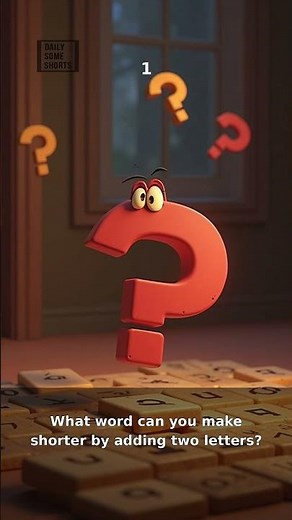 What word can you make shorter by adding #Riddles #Shorts