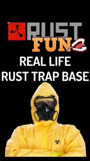 REAL LIFE RUST TRAP BASE #rustgame #rusttok #gaming #rustpc #rustconsole #funnyrustclips #cableguyrust